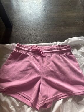 Women’s Pink Drawstring Lounge Shorts